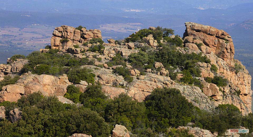 29 - Le Rocher de Roquebrune depuis les Croix